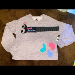 Disney woman light purple sweatshirt size M